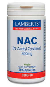 NAC (N-Acetil Cisteína) 300 mg, Aminoácido no esencial Lamberts