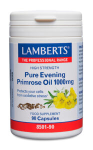Aceite de Onagra o Prímula Puro 1000 mg con Vitamina E Lamberts