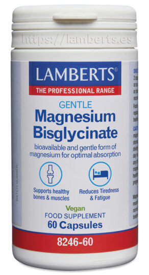 Magnesio Bisglicinato 150 mg. Biodisponible y suave.