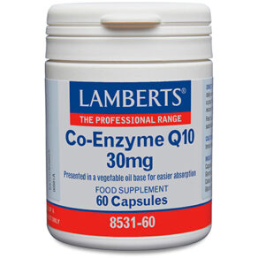 Co-Enzima Q10 30 mg (CoQ10 o ubiquinona)