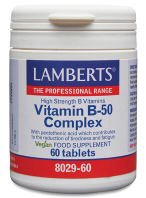 Complejo de Vitaminas B-50. Fórmula ganadora. Balance Ideal.
