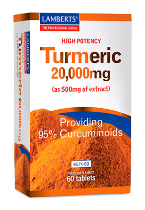 Cúrcuma o Turmeric 20.000 mg como extracto de Cúrcuma longa