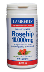 Escaramujo 10.000 mg que aporta Vitamina C y Rosavinas Lamberts