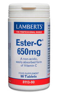 Ester-C® 650 mg - Vitamina C no Ácida, alta absorción Lamberts