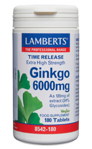 Ginkgo Biloba 6000 mg Lamberts tablets