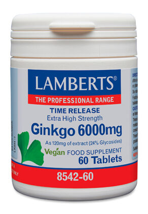 Ginkgo 6.000 mg 60 tabletas