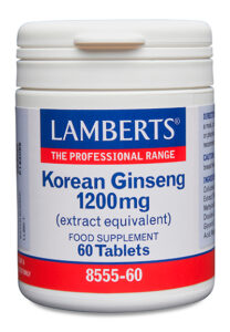 Ginseng Coreano o Panax Ginseng 1200 mg Lamberts