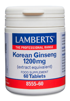 Ginseng Coreano (o @em_Panax Ginseng_em@) 1200 mg