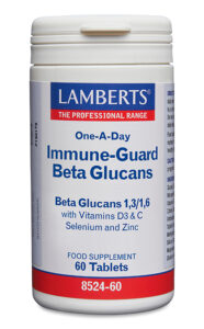 Complejo de Beta Glucanos más Vitaminas D3, C, Selenio y Zinc Lamberts