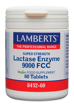 Lactasa 9000 FCC. Enzima Digestiva en tabletas