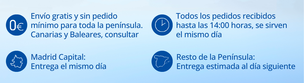 Envios Lamberts banner caracterísiticas