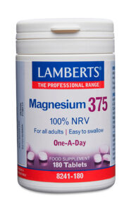 Magnesio 375 gr lamberts. 180 tabletas