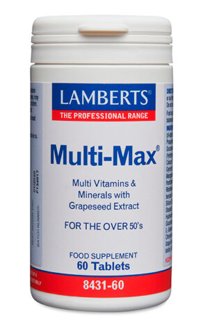 Multi-Max® Multivitamínico para mayores de 50. Una tableta al Día