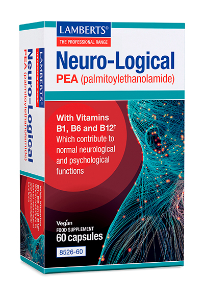 Neuro-Logical PEA (palmitoiletanolamida) con vitaminas B1, B6 y B12 Lamberts