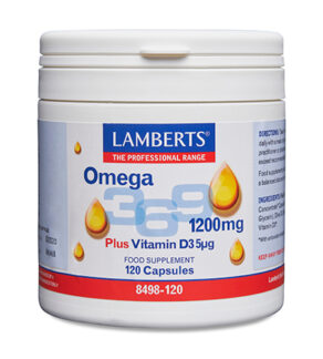Ácidos Grasos Omega 3,6,9 1200 mg con vitamina D3