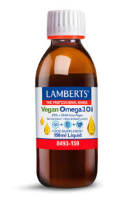Omega 3 vegano líquido Lamberts.