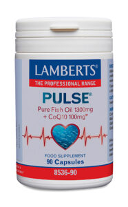 ulse&reg; de Lamberts, con Aceite de Pescado Puro 1300 mg + CoQ10 100 mg