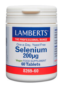 Selenio 200 mcg como L-Selenometionina, la forma orgánica Lamberts