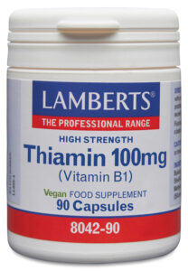 Tiamina o Vitamina B1 60 cápsulas Lamberts