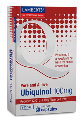 Ubiquinol 100 mg es la forma activa reducida de la Coenzima Q10