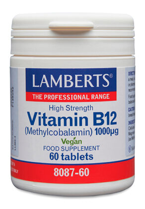 Vitamina B12 1000 mcg como Metilcobalamina