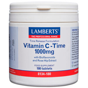 Vitamina C 1000 mg. Liberación Sostenida 180 comprimidos Lamberts.