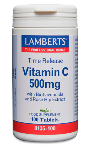 Vitamina C 500 mg. Liberación Sostenida 100 tabletas