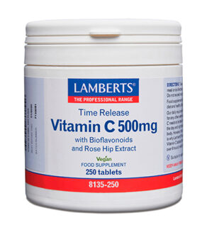 Vitamina C 500 mg. Liberación Sostenida 250 tabletas