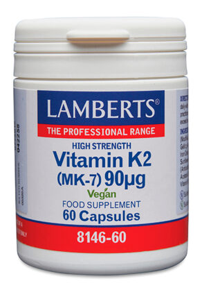 Vitamina K2 90 mcg como Menaquinona-7 (MK-7)